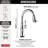 Cassidy Touch Kitchen Faucet Chrome, Chrome Kitchen Faucets with Pull Down Sprayer, Kitchen Sink Faucet, Touch Faucet, Touch2O Technology, Lumicoat Chrome-50567593
