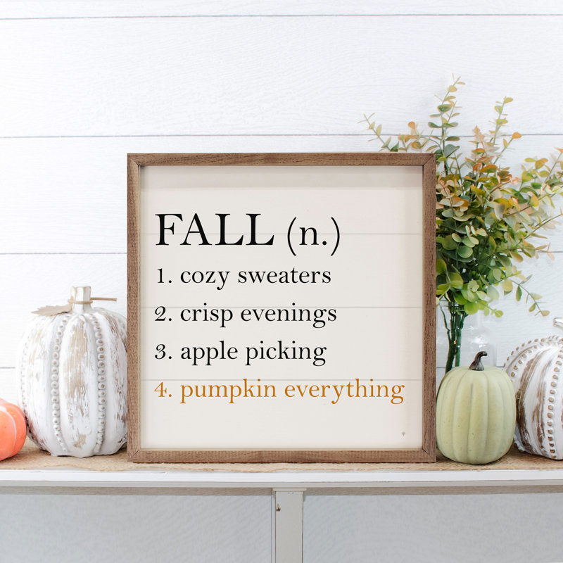 Fall Definition White, 4" H x 4" W
