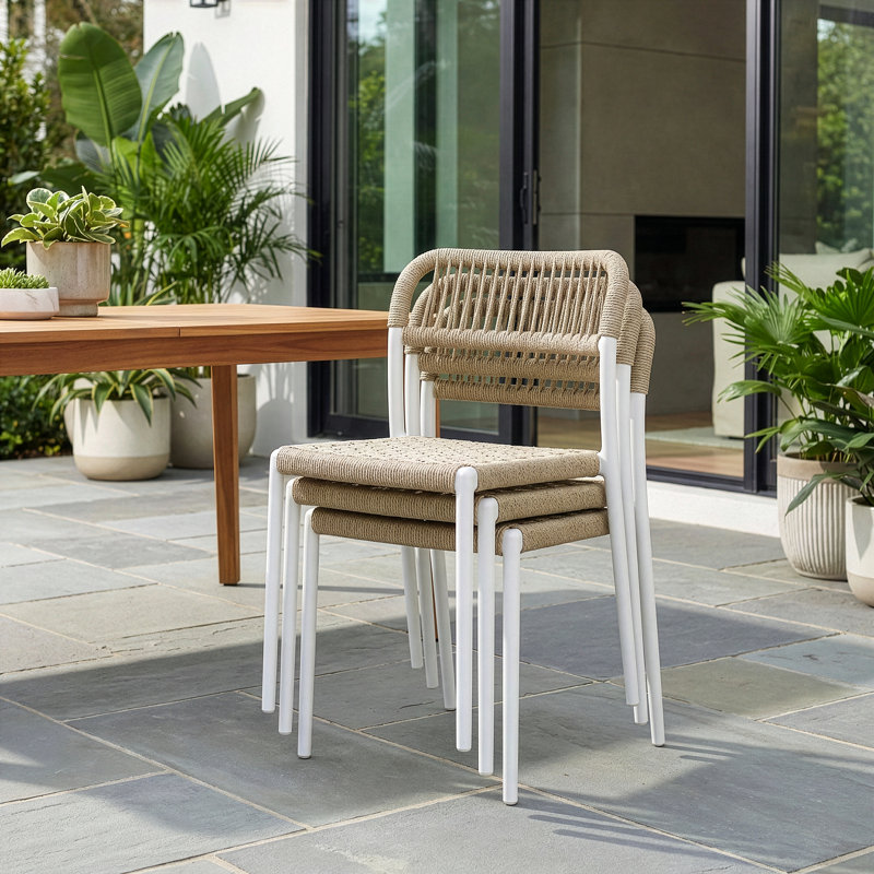 Ensemble de 2 chaises de salle à manger Belen, Beige