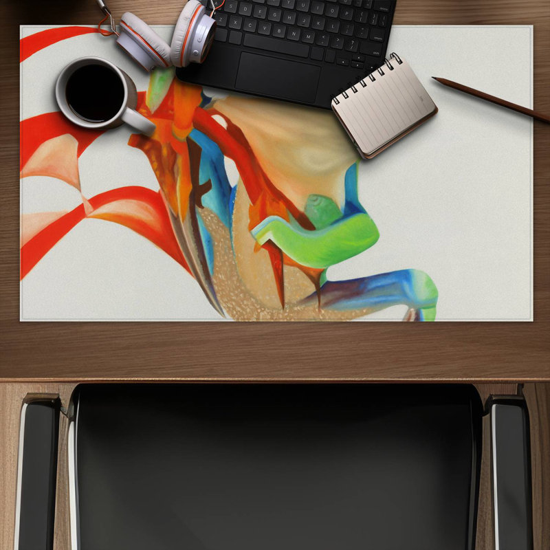 Red-eyed frog - 14.00"x24.25" Desk mat