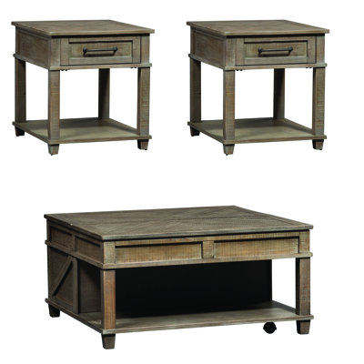 Ensemble de tables basses Locust Grove avec 2 tables de bout