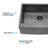 Farmhouse Apron Single Bowl Stainless Steel Kitchen Sink-111992488