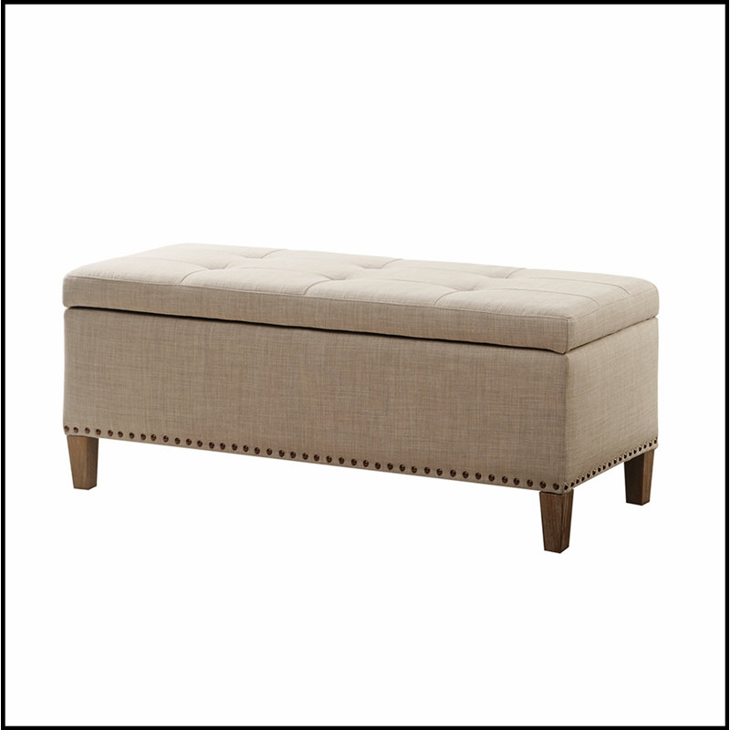 Tufted Top Soft Close Storage Bench Simple design, comfortable and durable, multi-functional bench