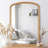 Chadwood Solid Wood Arch Mirror-807824781-807824780
