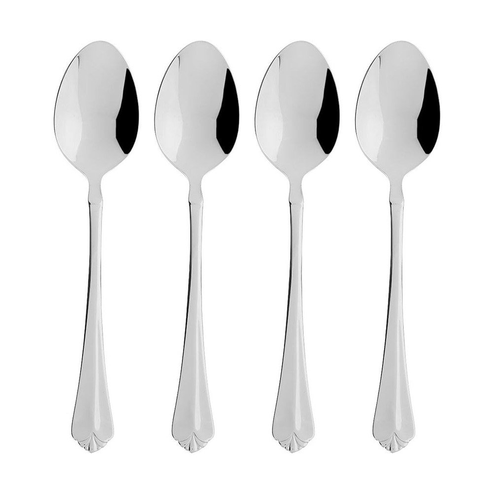 Oneida Juilliard Flatware Teaspoons, 18/10 Stainless Steel (Set of 4) Oneida