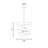 Malek 4-Light Dimmable Tiered Chandelier