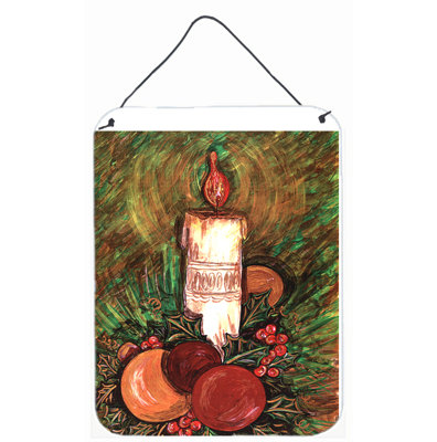 Chirstmas by candlelight par carol normande peinture plaque d'impression