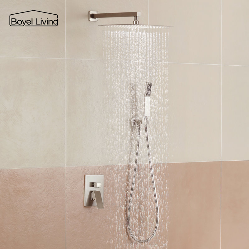 All-In-One Kit with Rough in-Valve, Brushed Nickel