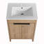 Meuble-lavabo simple 24 po avec plateau Kenika