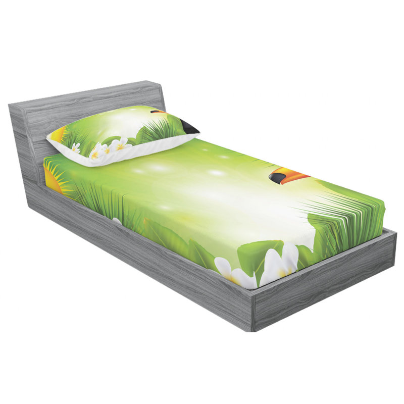 Microfiber Sheet Set, Twin XL Sheet Set with Fitted Sheet