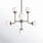 Newport 8 - Light Dimmable Sputnik Modern Linear Chandelier