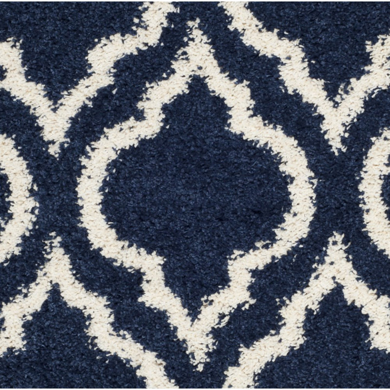 Tapis à poils longs Darrold Hudson, Tapis de couloir 2 pi 3 po x 12 pi