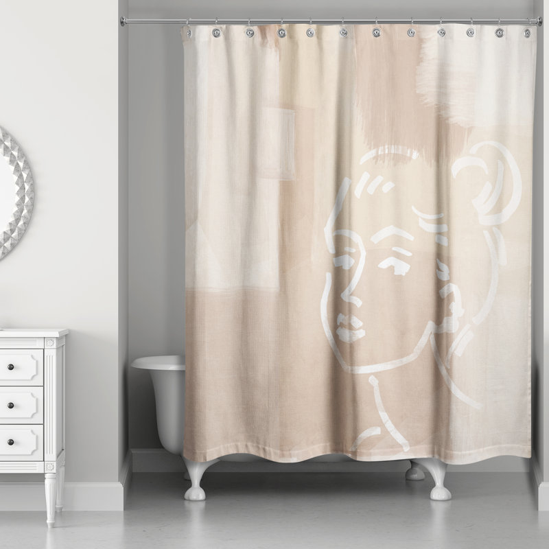 Rideau de douche Neutral Desert Girl