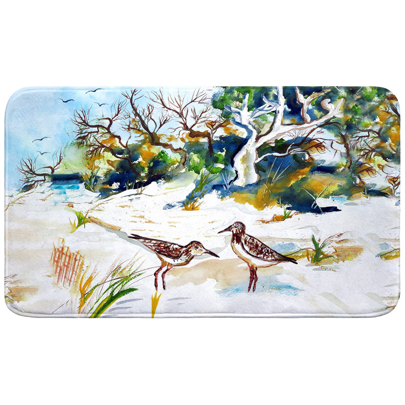 Tree & Beach Bath Mat, Single - 18" L x 30" W