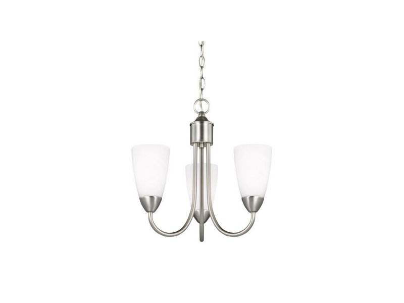 Lustre suspendu moderne de Séville à 3 lumières en nickel brossé (71F6EE348FFC4CDC8BDFAE9A7E73158E).