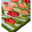 Tapis d'intérieur / extérieur en polypropylène à crochets roses 24 po x 42 po