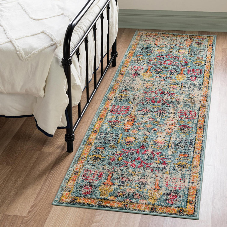 Ector Washable Abstract Indoor Rug