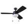 44" Barcadero 3 - Blade LED Propeller Ceiling Fan with Pull Chain and Light Kit Included