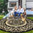 8Ft Round Outdoor Rug for Patio Reversible Plastic Straw Rug Waterproof Outdoor Mat for Porch Garden Camping and Poolside-1947760059-1947760058