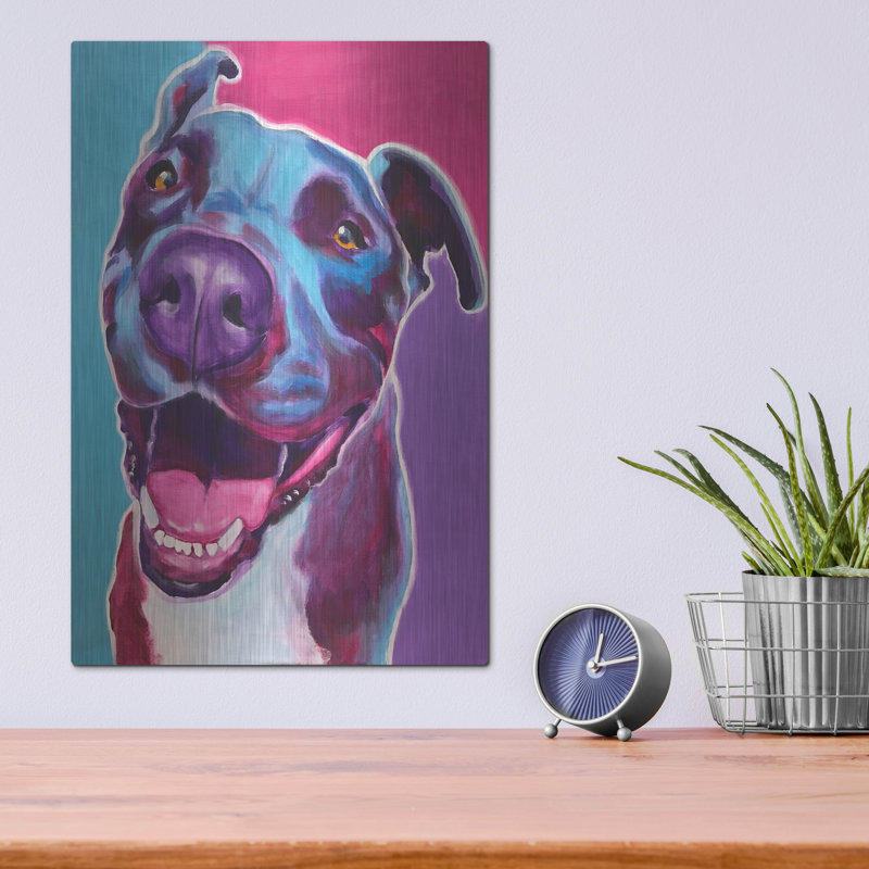 «Pit Bull - Candy» par Dawg Painter, H 16 po x l 12 po