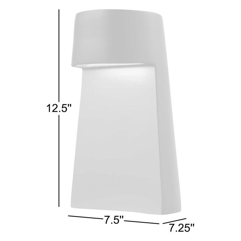 Kleiber Ceramic Novelty Lamp, Carbon Matte Black