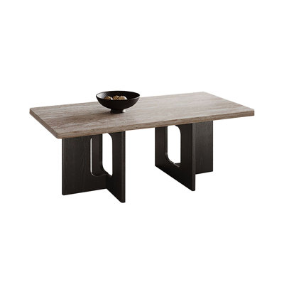 Wabi-sabi Stone Top Single Coffee Table