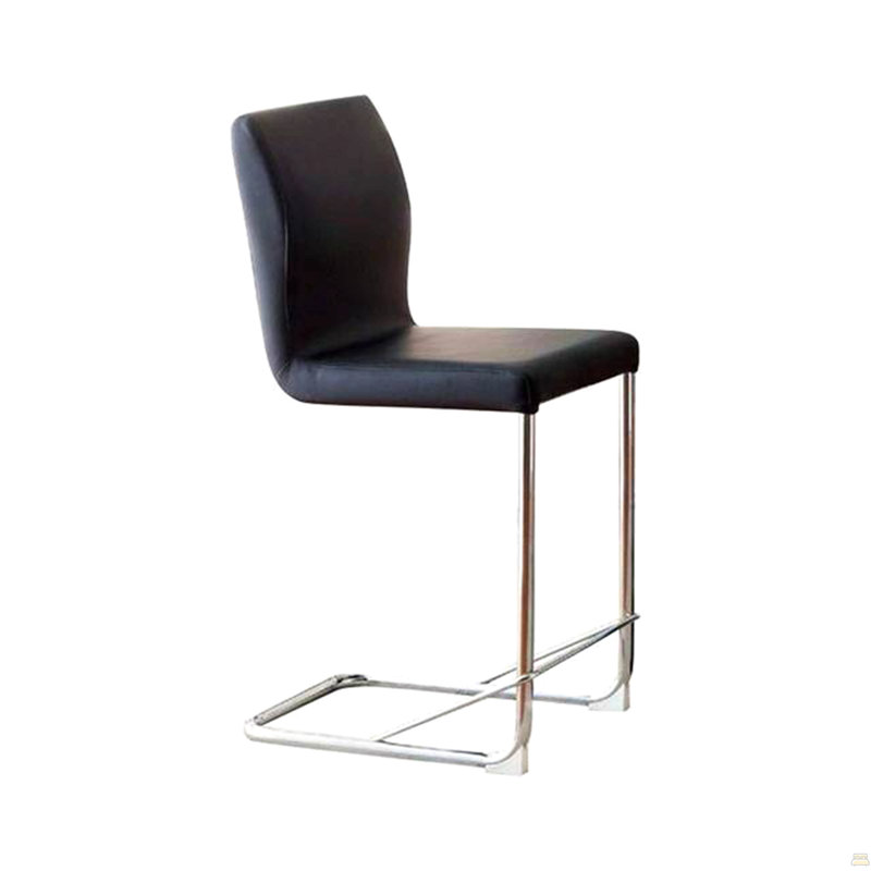 Leatherette 2Pcs Counter Height Dining Chairs
