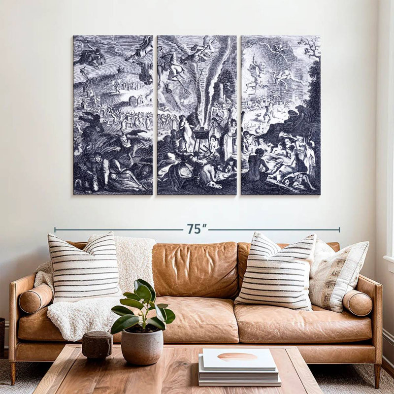 Kelan Witches Sabbath, 42" H x 65" W