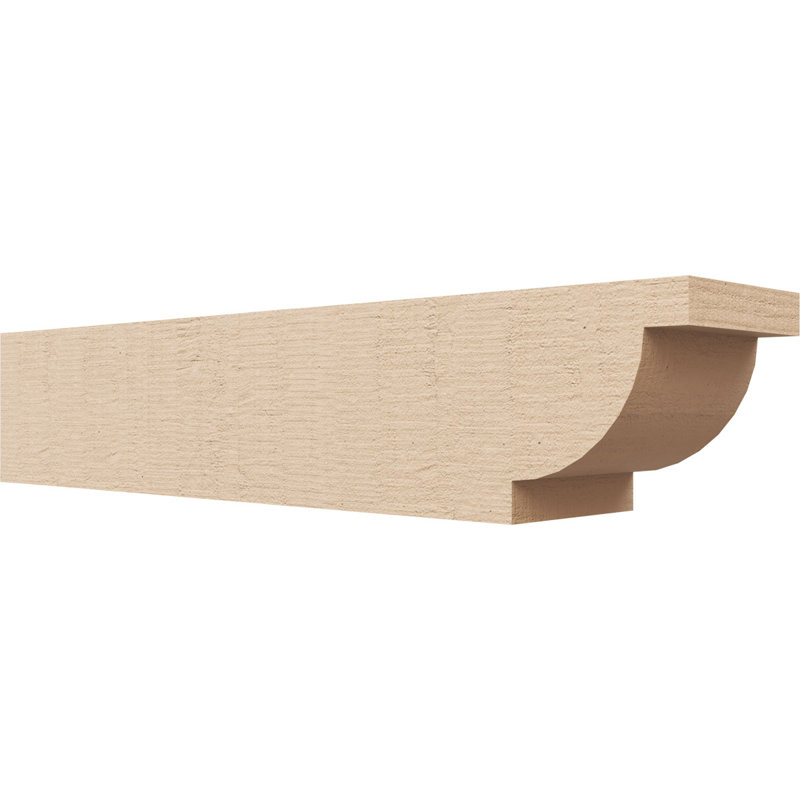 Queue de chevron Alpine Woodgrain TimberThane, brun clair apprêté, H 4 po x l 20 po x P 4 po