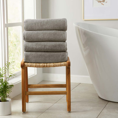 100% Cotton Textured Bath Sheet