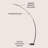 Enzo 68" Contemporary Minimalist Metal Arc Dimmable Integrated LED Floor Lamp