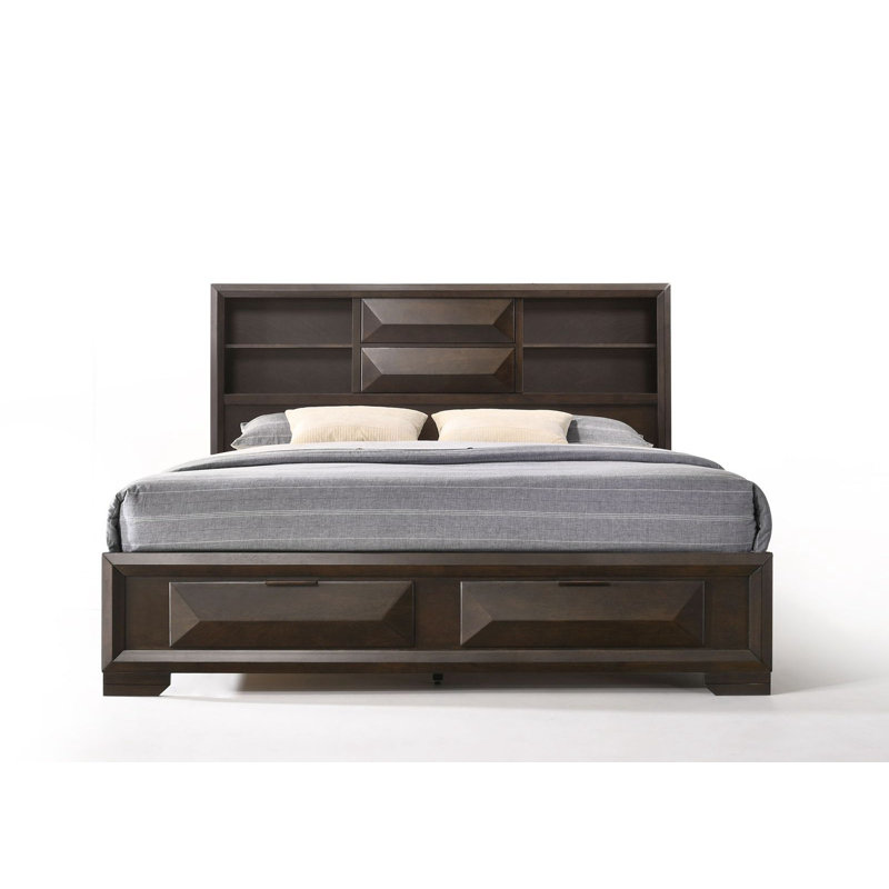 Bookcase Storage Bed, Queen