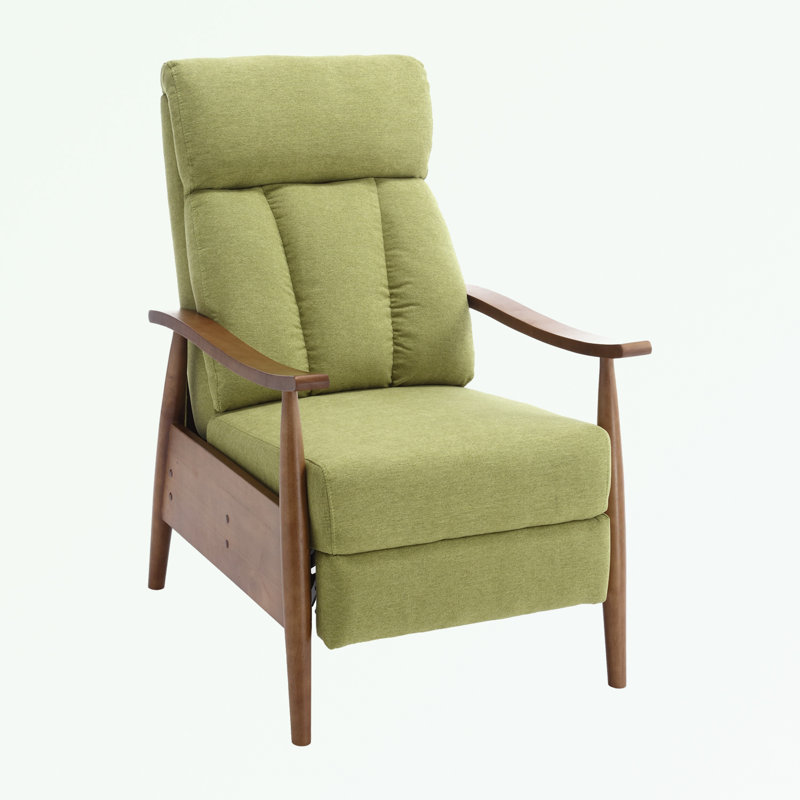 Upholstered Home Theater Seating, Olive Green Linen