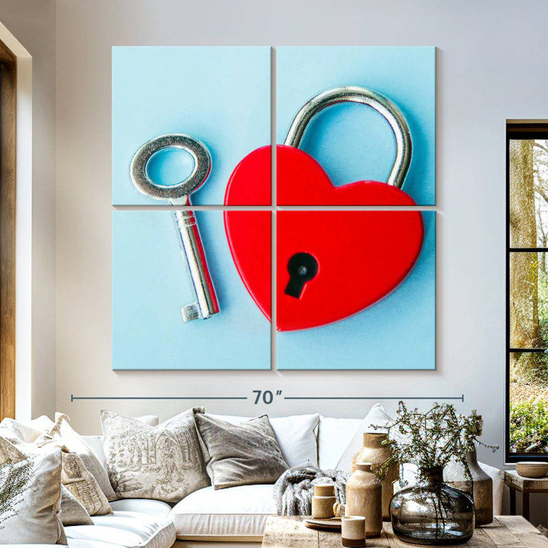 Hardie Heart Padlock And Key