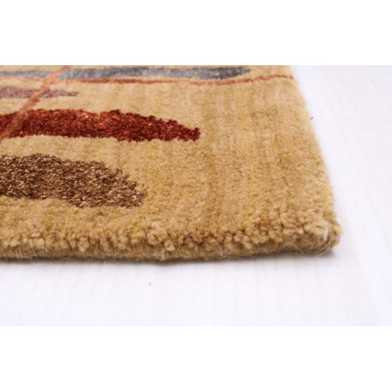 Wool Abstract Indoor Rug