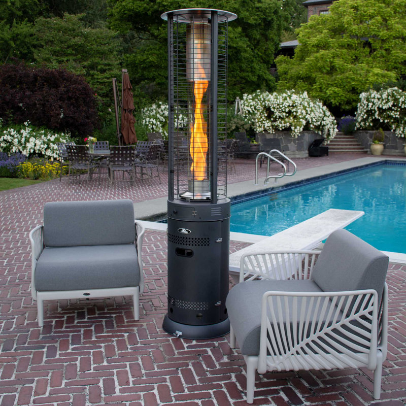 Chauffe-terrasse en spirale Paramount, gris