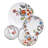 Lauda Porcelain China Dinnerware Set 5 Piece