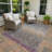 Machine Washable Indoor/Outdoor Chantille ACN2406 Abstract Rug-802214279