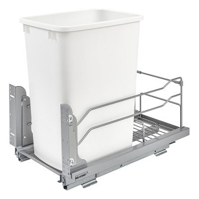 Poubelle de cuisine rétractable Rev-A-Shelf avec fermeture en douceur