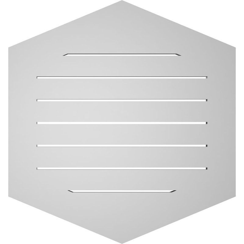 Pente verticale verticale en uréthane 5 pi, H 1 po x l 28 po x L 30 po