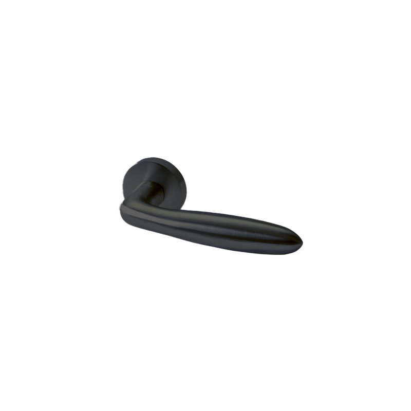 Ensemble de 26 passages Alpine avec rosette ronde Alpine, 2.75", Noir satiné