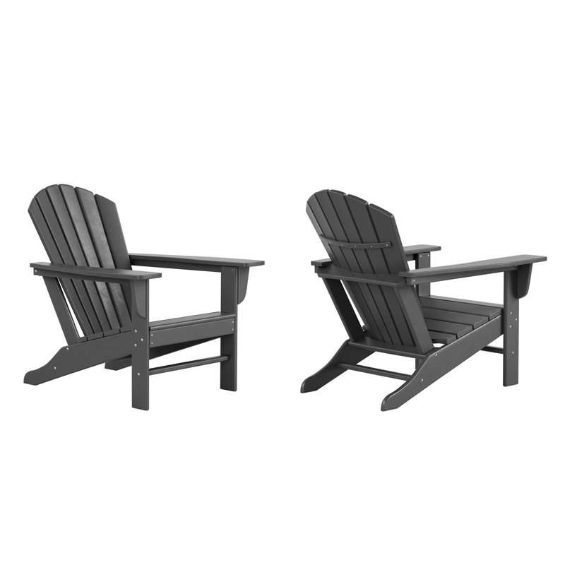 Chaise Adirondack en plastique Altura, gris