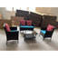 4-Piece PE Rattan Outdoor Sofa Set-1255875528
