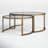 Lavi Glass Top Nesting Coffee Table