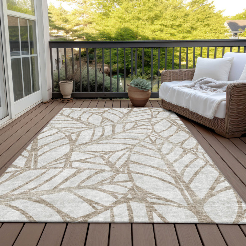 Tapis intérieur / extérieur Neysa, Rectangle 5' x 7'6"