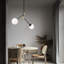 Cobblefield 2 - Light Black/White Sphere Pendant