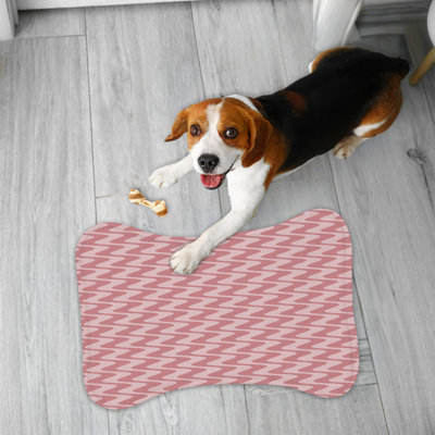 Tapis rose et vert - 1 pièce