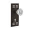 Craftsman Plate with Decorative Keyhole and Crystal Door Knob-993085901-993085897