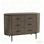 Mid Century Modern Fluted 6 Drawer Dresser