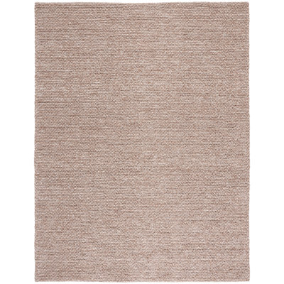 Tapis brun fait à la main Elle